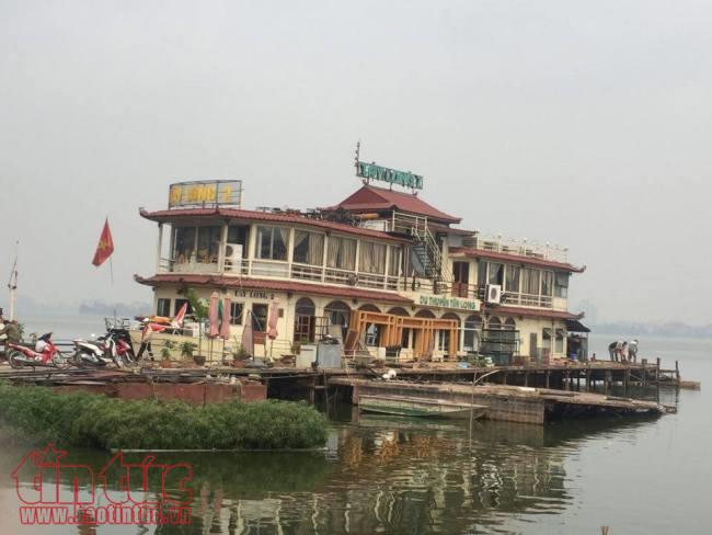 Hôm nay hoàn thành phá dỡ phần vi phạm của nhà nổi, du thuyền Hồ Tây ảnh 5